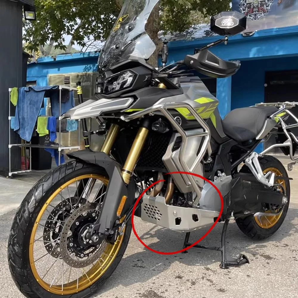 Per VOGE DS900X piastra di protezione inferiore del motociclo piastra di protezione ad alta resistenza parti modificate piastra di protezione inferiore spessa 4 mm