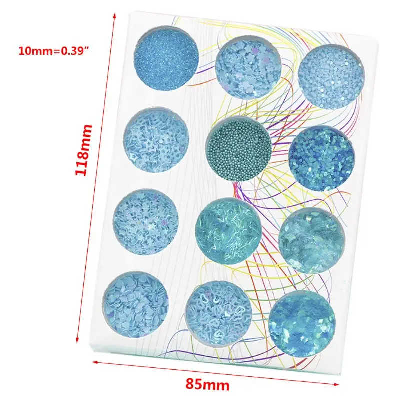 Multi Color Resin Sequins Glitter For Epoxy Resin Filling Cherry Blossom Resin Filler UV Silicone Mold DIY Accessories Dropsale