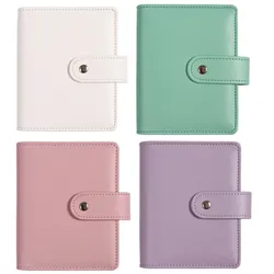 A7 Budget Binder Planner With 12 Pieces Cash Envelopes, Colorful PU Leather Notebook Binder With 8 PCS A7 Binder Pockets