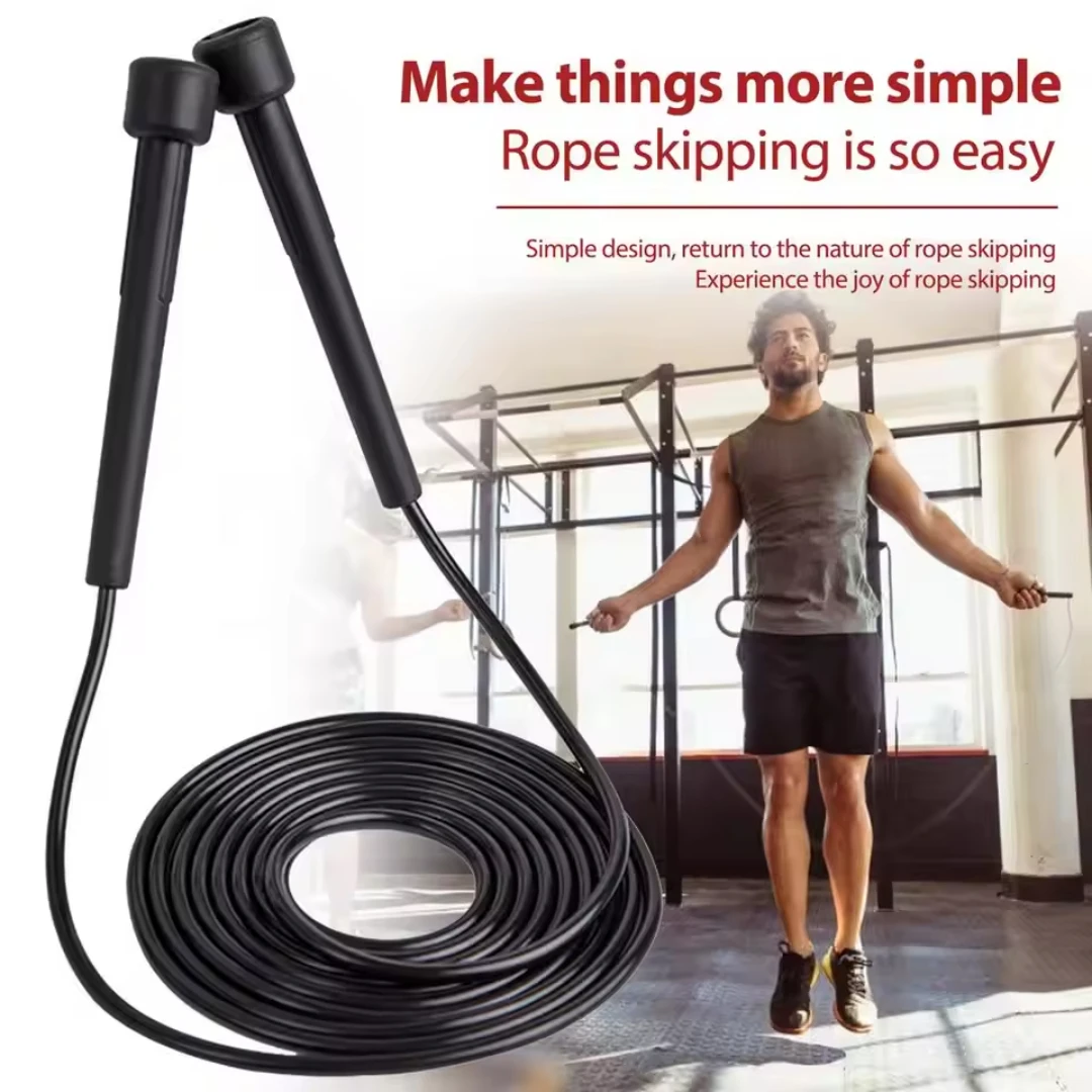 1PC 2.8M Speed Jump Rope Professional Children Adult Gym PVC Jumping Rope Adjustable Fitness Equipment Muscle Boxing Training image 3