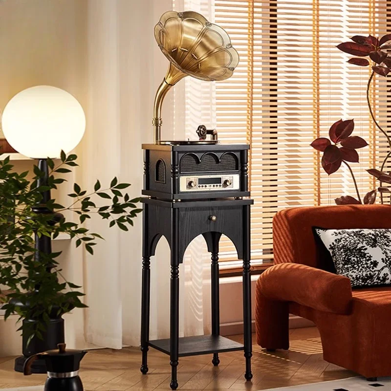 

French retro phonograph, audio ornament