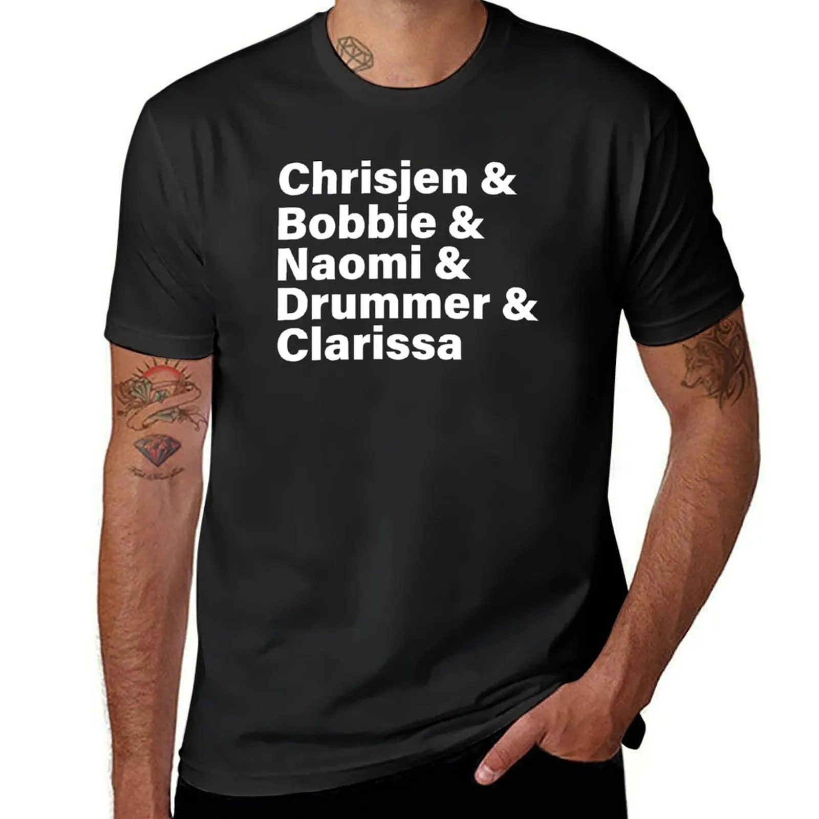 Chrisjen & Bobbie & Naomi & Drummer Clarissa T-Shirt heavyweights kawaii clothes designer t shirt men