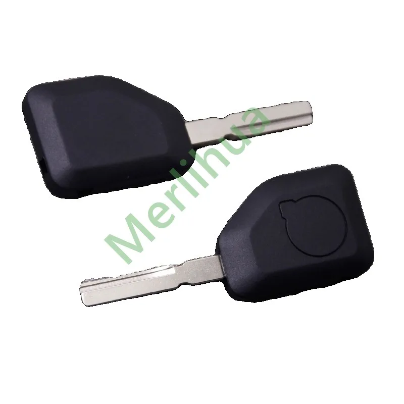 FOR Volvo FM460 Secondary Key Shell, Premium Straight Key Housing With Transponder Chip Slot Spare Replacement Case