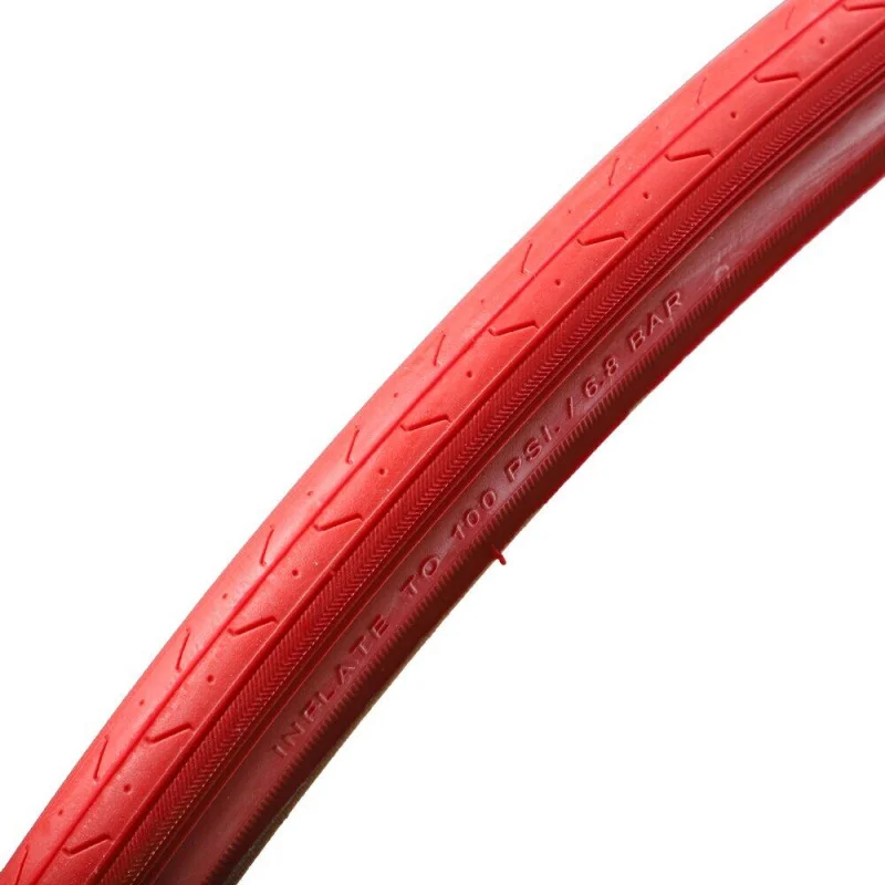 CST Road Bike Tire 700x23C Ultra Light Tire Dead Flying Tire Bicycle Accessories Red Color 23-622