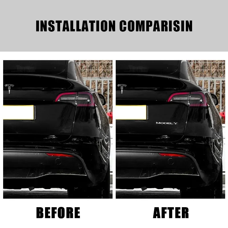 1 قطعة شارة شعار تصفيف السيارة ل تسلا نموذج 3 نموذج S نماذج Y X ABS ثلاثية الأبعاد الخلفي الجذع الجسم شعار ملصق مائي تزيين الملحقات #6