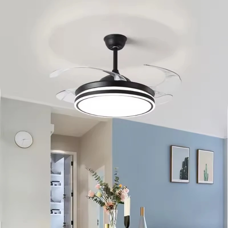 

High Quality 42-Inch Intelligent 6 Wind Speed Remote Control Ceiling Fan Light Home Living Room Fan Led Ceiling Fan