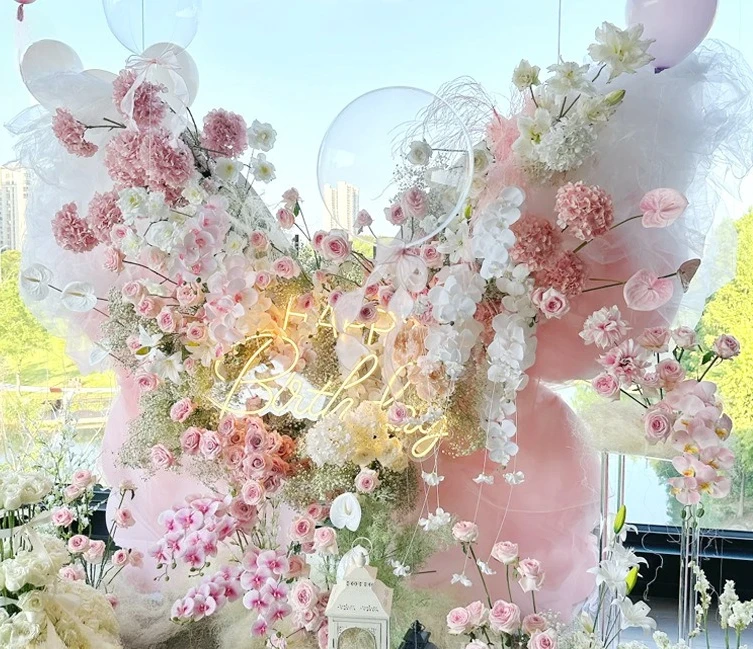 Butterfly Birthday Party Series Set Festival Venue Arrangement Props Banquet Scene Decoration