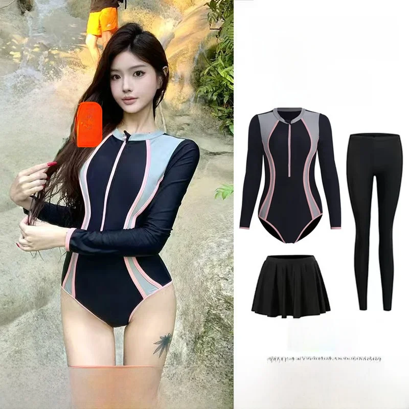 women's-surfing-one-piece-swimsuit-professional-sun-protection-long-sleeve-diving-suit-jellyfish-costume-quick-dry-beach-drif