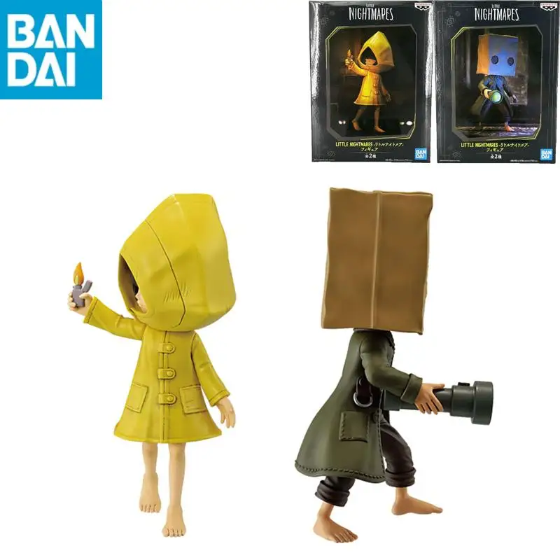 

In Stock Original Genuine BANDAI NAMCO BANPRESTO LITTLE NIGHTMARES mono and Six Collector Figurine Toys Figure model gift
