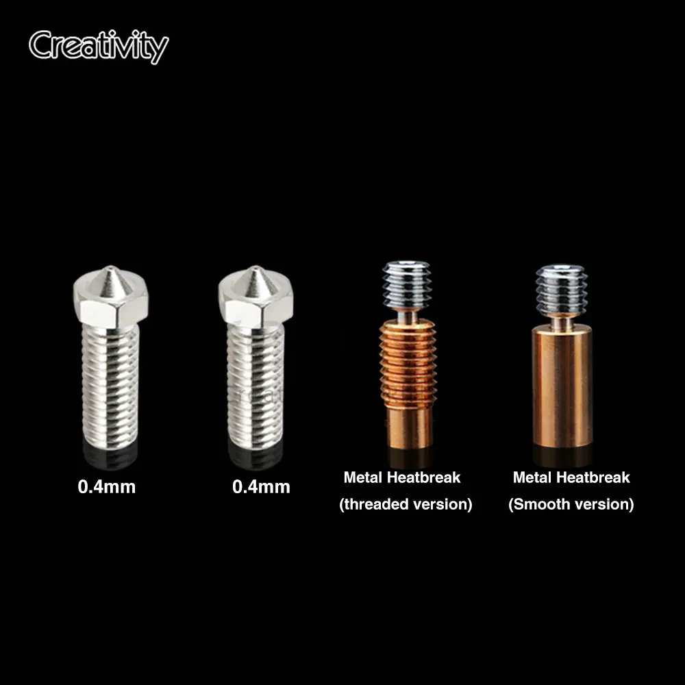 3D Printer Sidewinder X1 Genius Cover Plated Copper Volcano nozzle Bi-metal Heat break Cartridge Heater Thermister