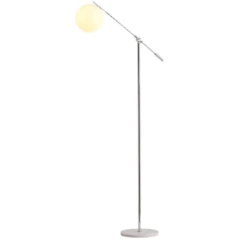 Nordic minimalist medieval floor lamp living room study bedroom design sense simple decoration Bauhaus rocker floor lamp
