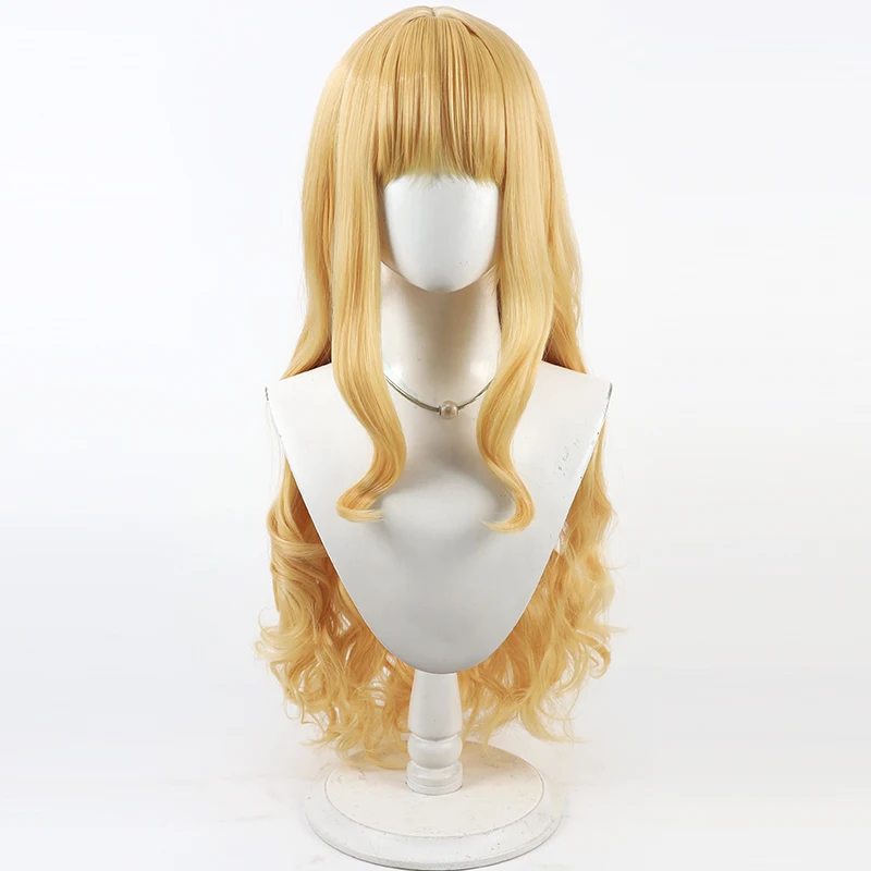 Anime The Country Uncle Becomes a Sword Saint Lucy Diamond Cosplay Wig Halloween Carnival Party Props Synthetic + Wig Cap