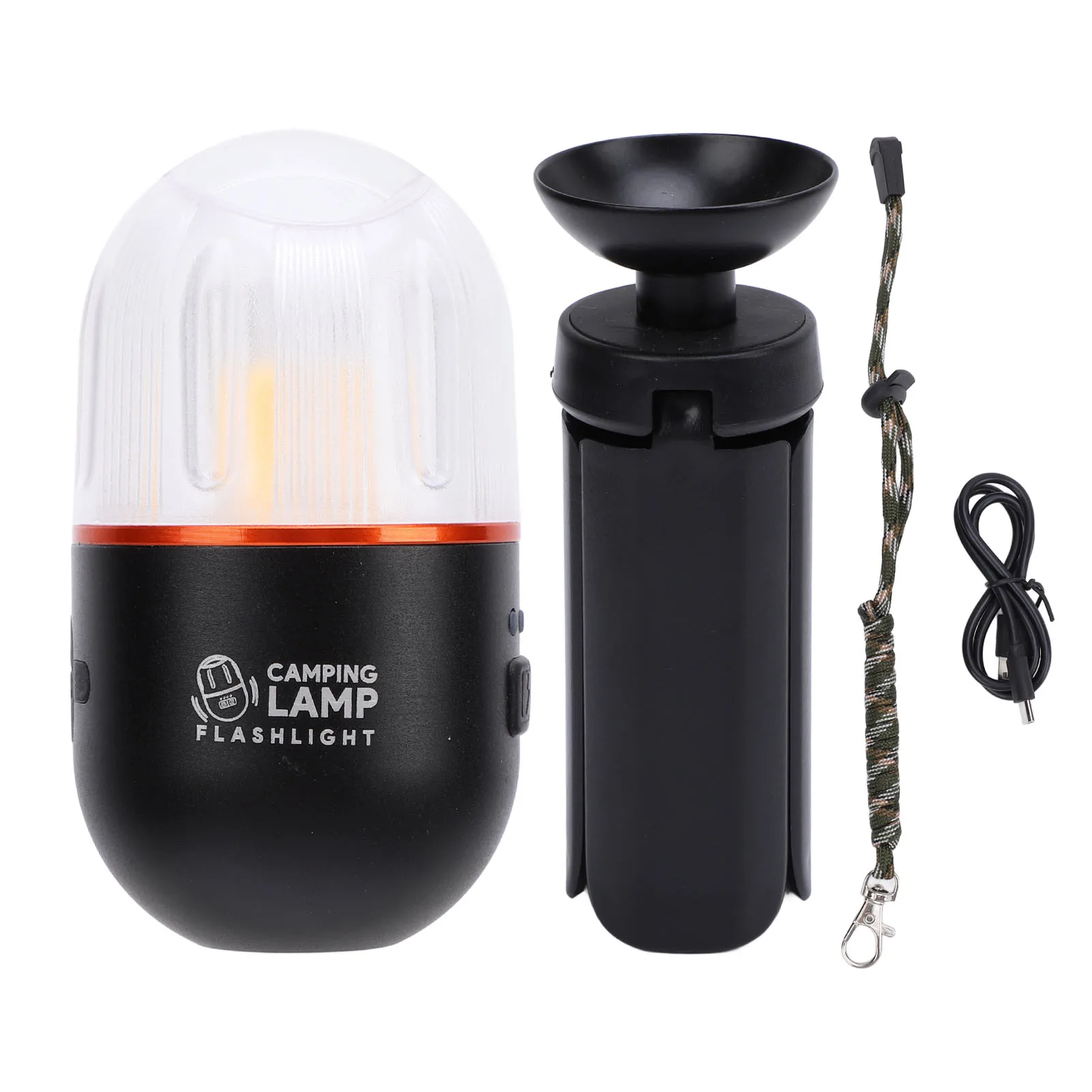 

Camping Lamp Camping Lamp with Tripod Multifunctional Flashlight White Light Mode Bright Portable Magnetic Tent Lamp for Outdoor