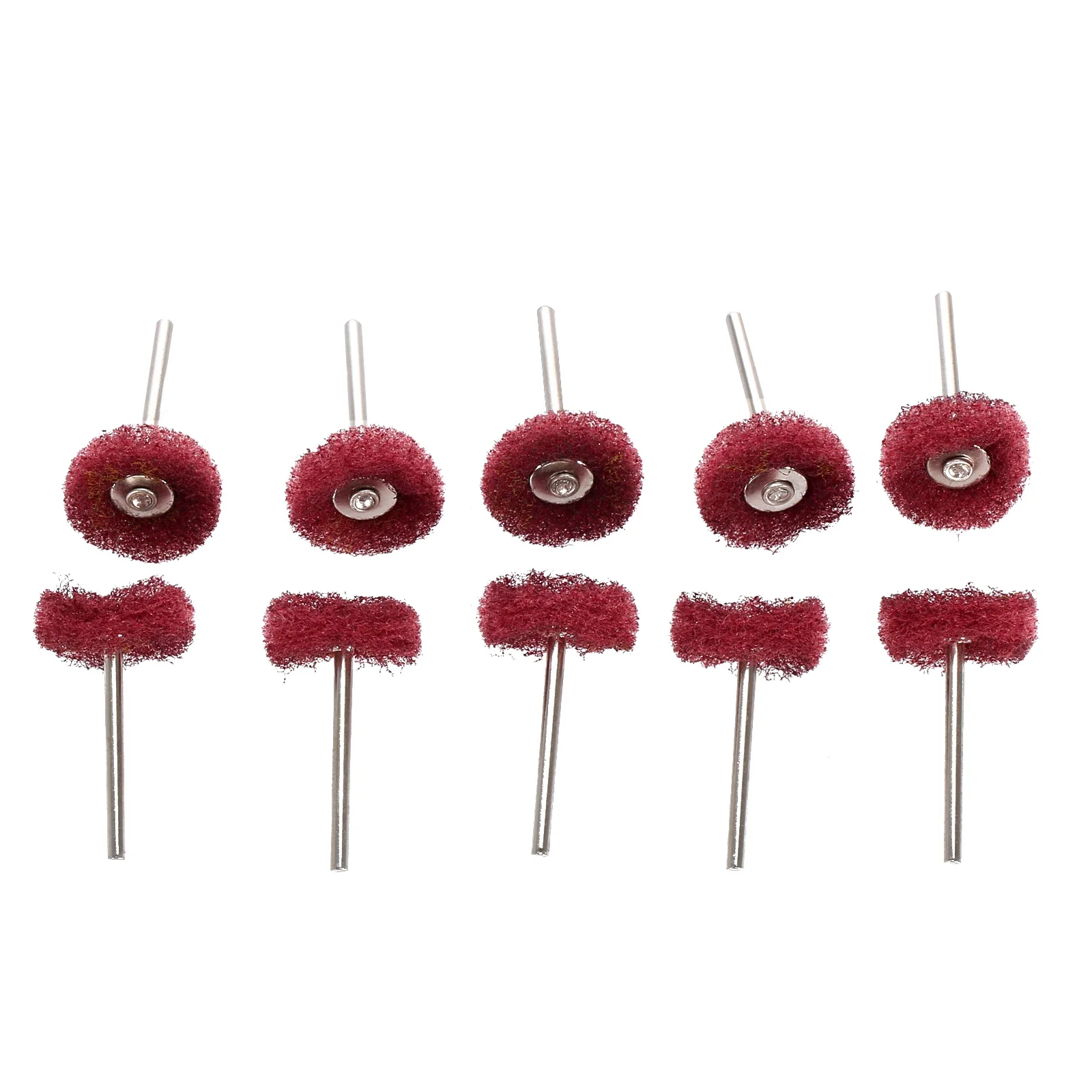 10Pcs Buffer Pad Abrasive Polishing Buffing Wheel Electric Grinding Head Brush Sanding Scouring Pads Grinder Power Rotary Tools