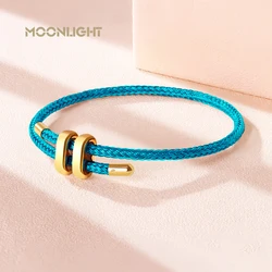 High Quality Adjustable Stainless Steel Bracelet For Women Braided Leather Bracelet Female Jewelry Gift Fashion Accessories