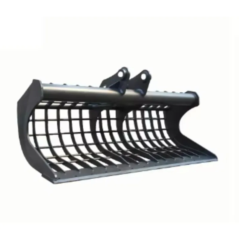 RIBETTER Excavator Tilting Rake Attachment For 4-32t Excavators 1010MM Length 360MM Width 880MM Height