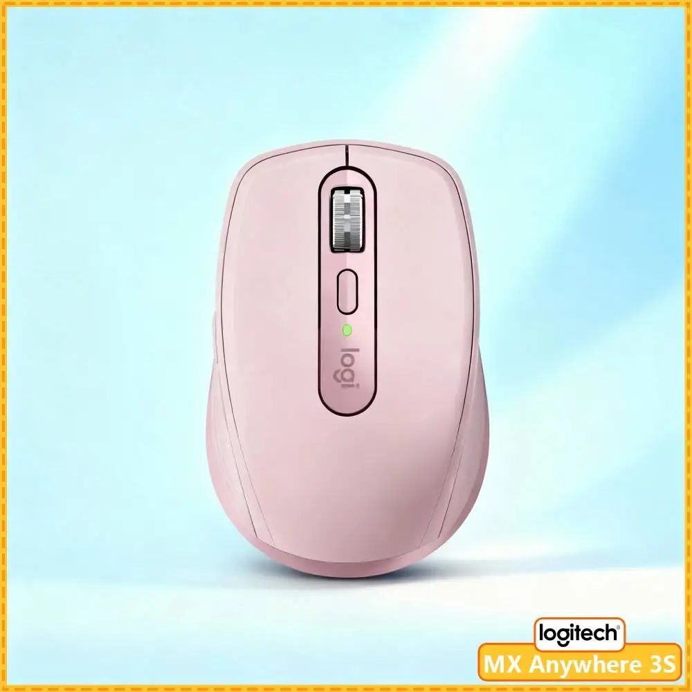 Wireless MX Anywhere 3S - 8000 DPI, Hyper-Scroll, Anti-Slip, Perfect for Flower Exhibition Trip & Business Travel