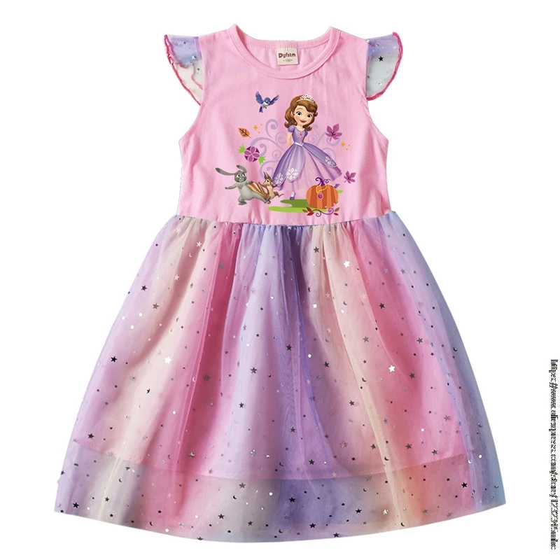 Children Girl Sofia Princess Dress for Girls Party Princess Dress Kids Baby Gifts Intant Party Clothes Fancy Clothing