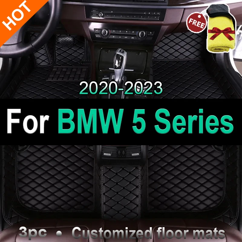 

Custom 5 Seat Car Floor Mats for BMW 5 Series E39 1995-2004 E60 F10 G30 2017-2022 Year Interior Details Car Accessories Carpet