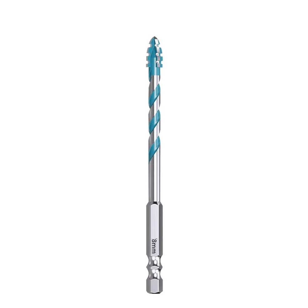 Eccentric Drill Bit with Serrated 4 Edge Design for Fast Drilling in For tile Concrete Stone Brick 6 8 10 12mm Sizes