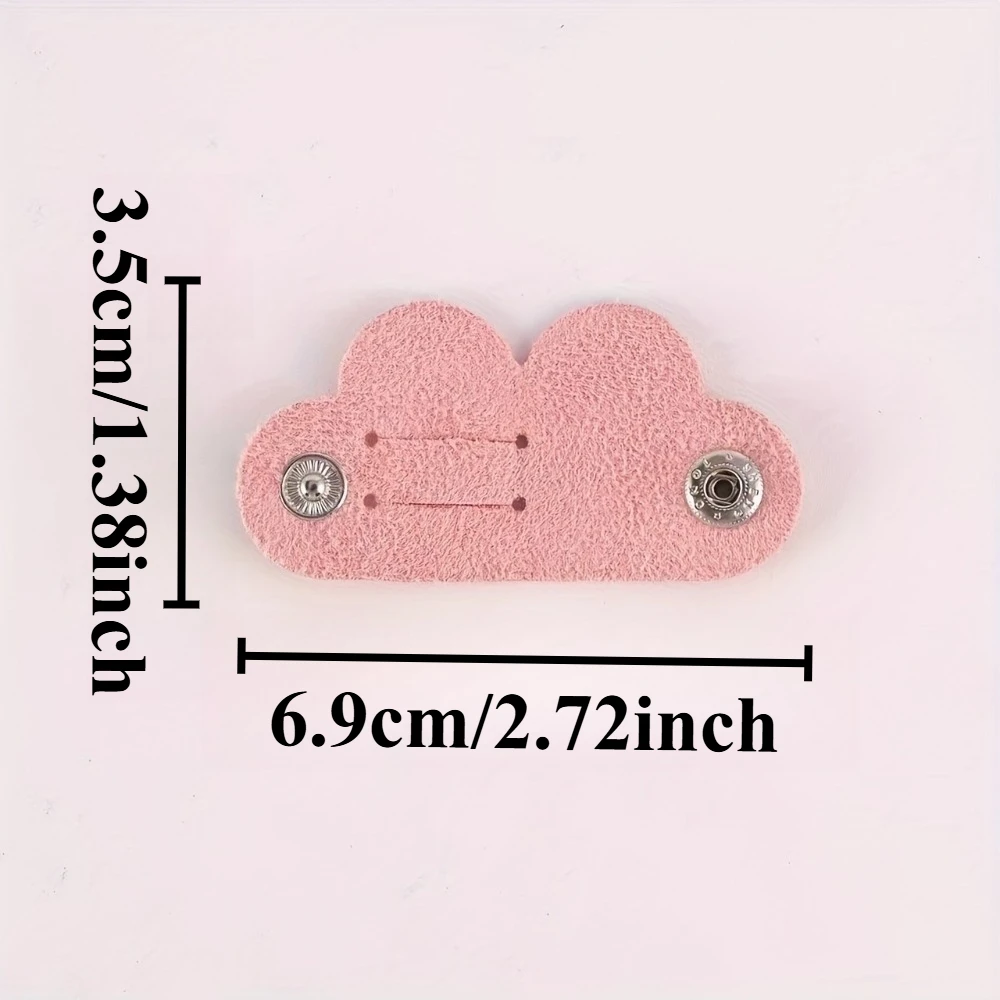 1PC Heart Cord Organizer Earbud Holder Earphones Headphones Cable Winder Earbud Organizer Hub Organizing And Storage Mini Clip