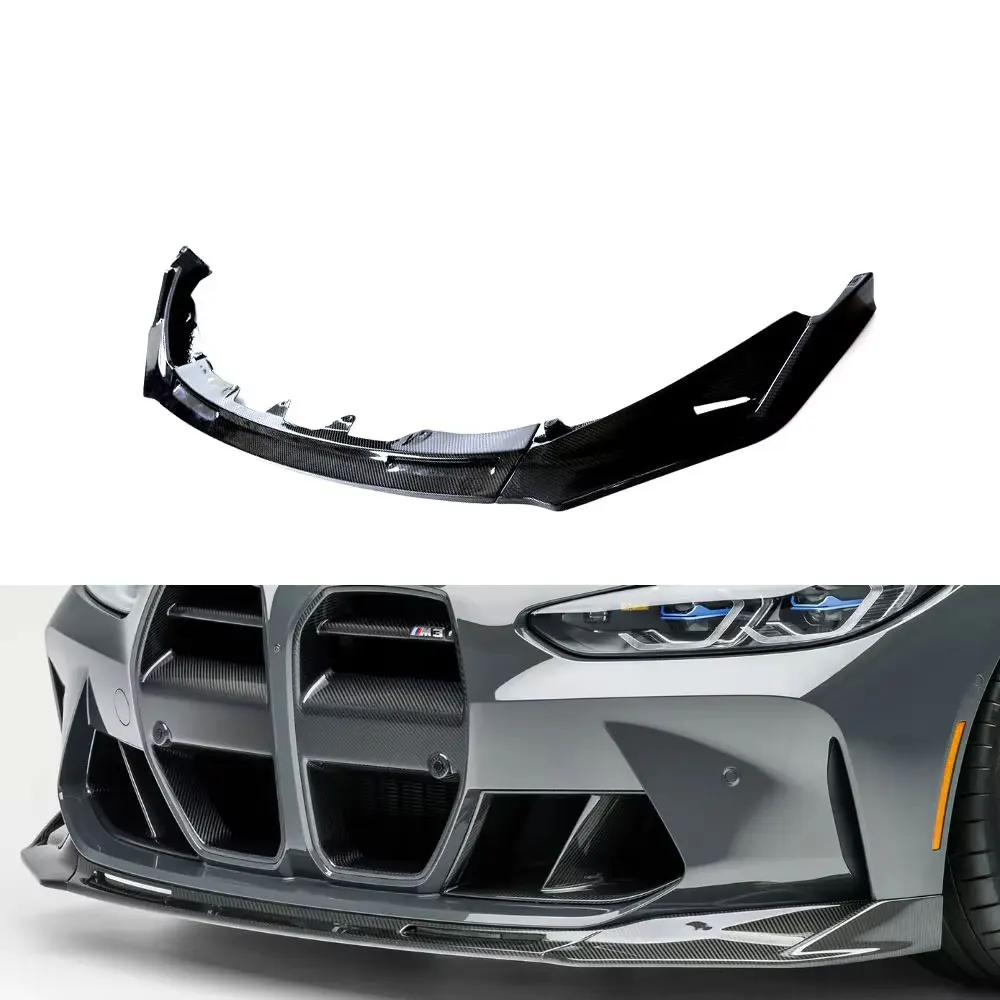 

G80 V Style Carbon Fiber Front Spoiler Lip for BMWS 3SeriesG80 M3 Coupe 2-Door 2021-2022