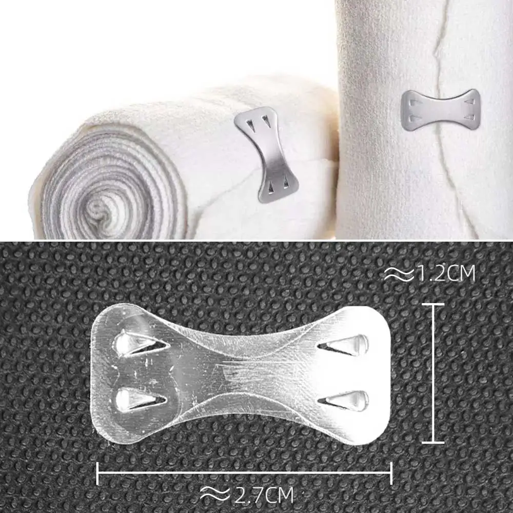 10-100pcs Replaceable Metal Elastic Bandage Clip Stretch Bandage Wrap Clips Clip Wrap Clip for Various Type Bandages