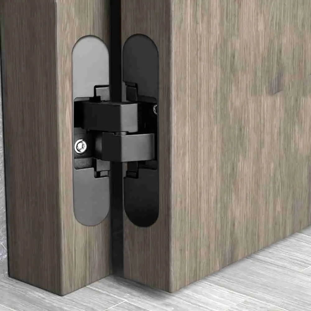 Loop Concealed Stainless Steel Hidden Hinges Furniture Supplies Window Accessories Cross Door Hinge
