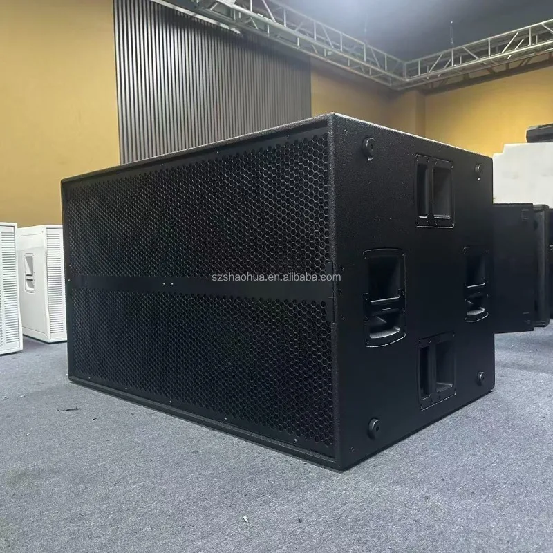 Sub 9007-AS Dj Subwoofer Double 21 Inch Bass Powered Subwoofers Speaker Professional Active Pro Sound System for Stage