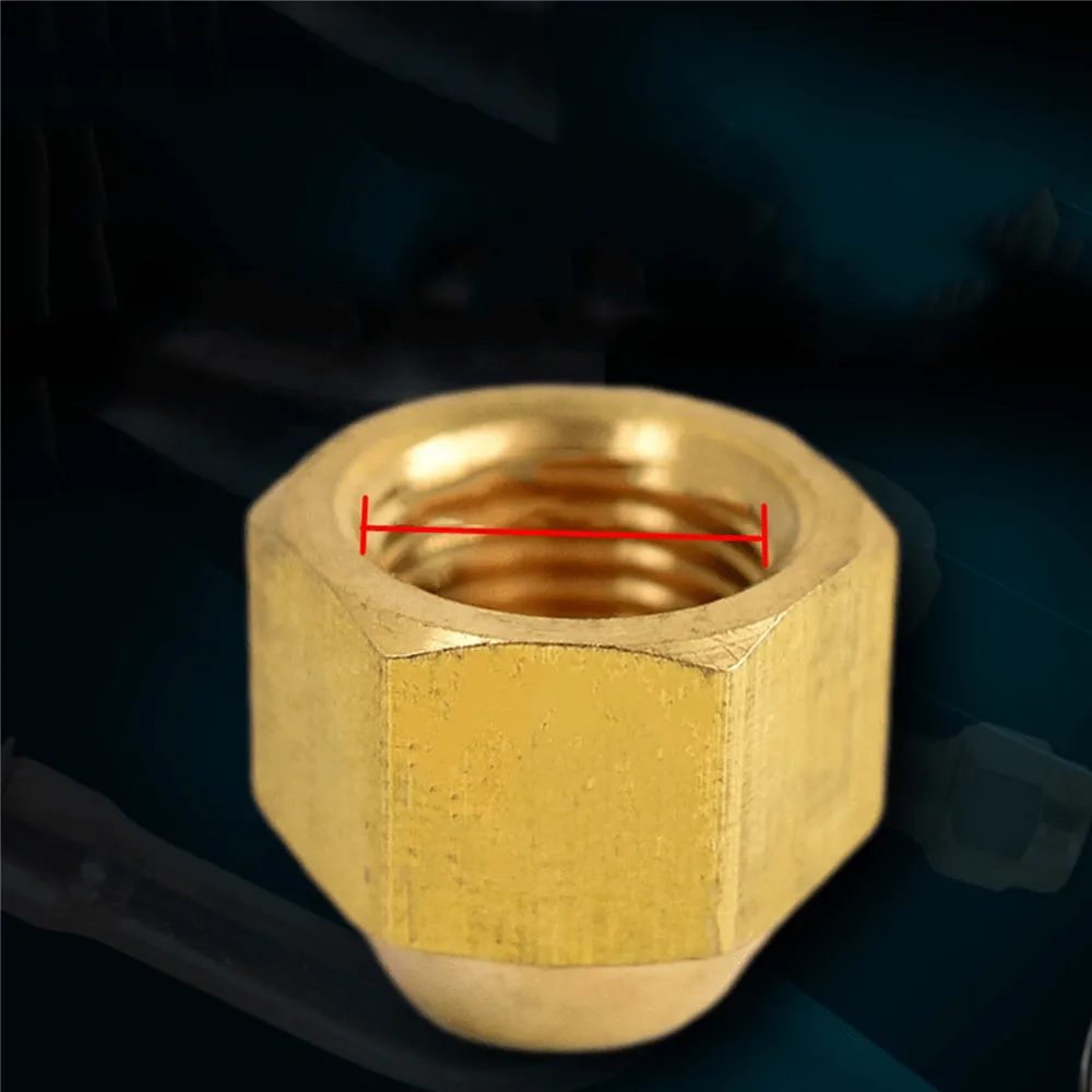 Tappo a vite in rame tappo valvola unità esterna condizionatore tappo valvola di intercettazione 9.8/ 11/ 15/ 17/21/ 24.5mm