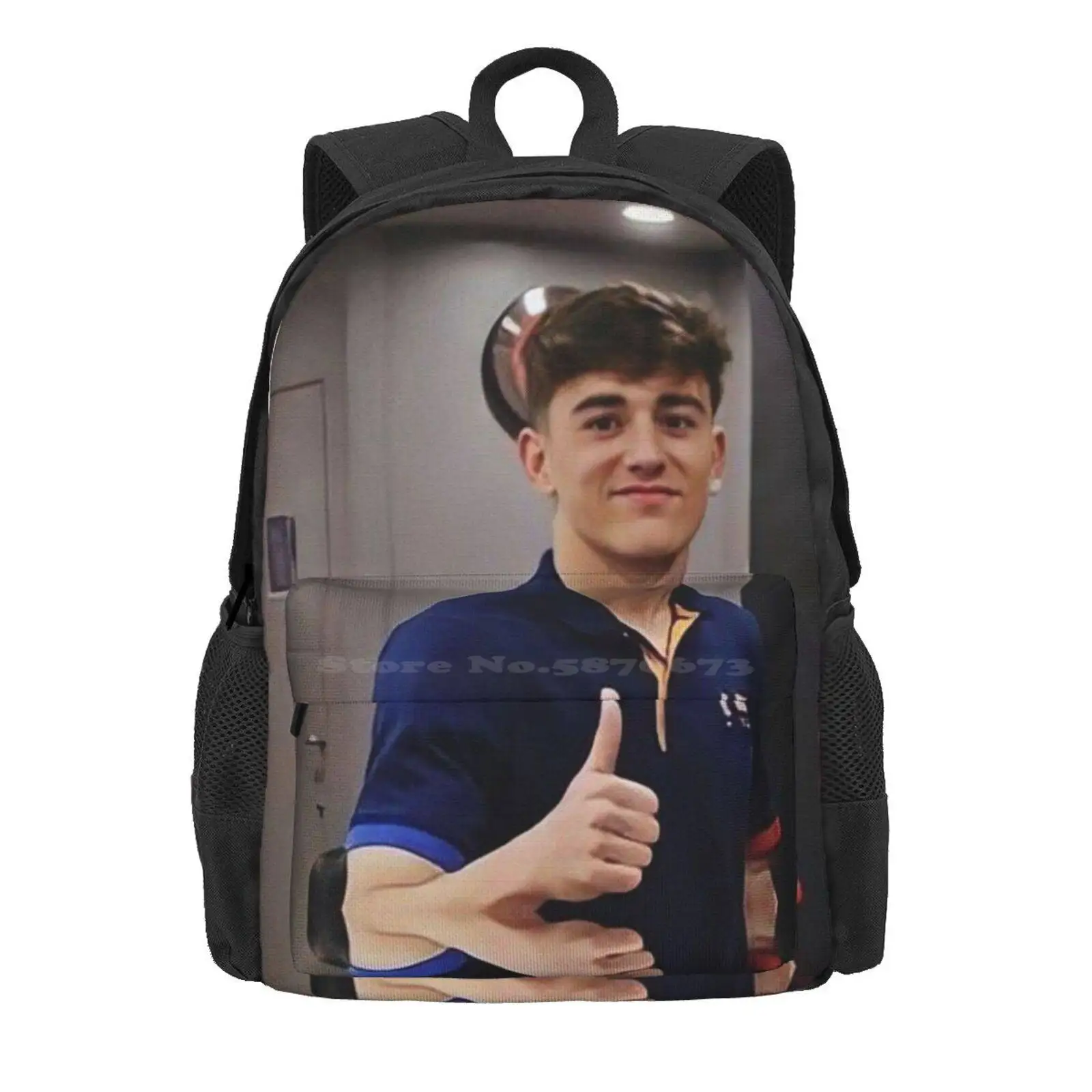 Pablo Gavi Hot Sale Schoolbag Backpack Fashion Bags Jr Pogba Ronaldinho Maradona Legend Fc Pablo Gavi Ronald Araujo Puyol