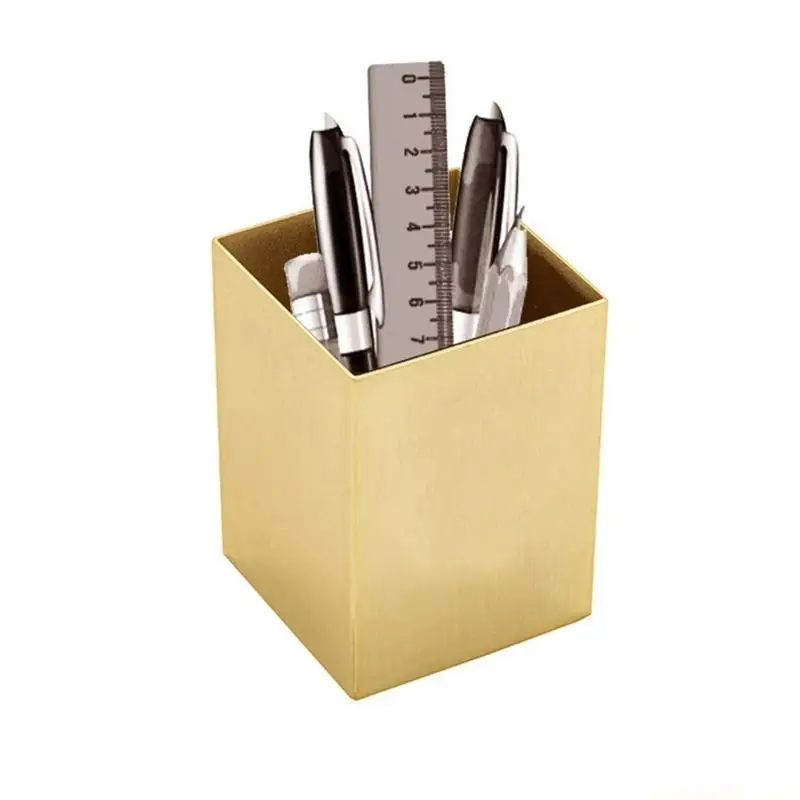 

Pen Cup Desk Pencil Holders Office Home Decors Desk Brush Pen Holders Container