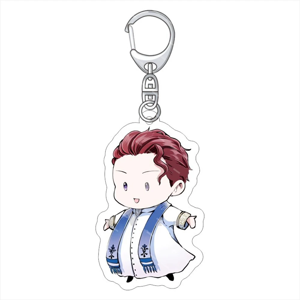 Anime The World Beyond the Gate Depends on the Office Worker Cosplay Keychain Badge Accessories Key Chain Pendant Xmas Gifts