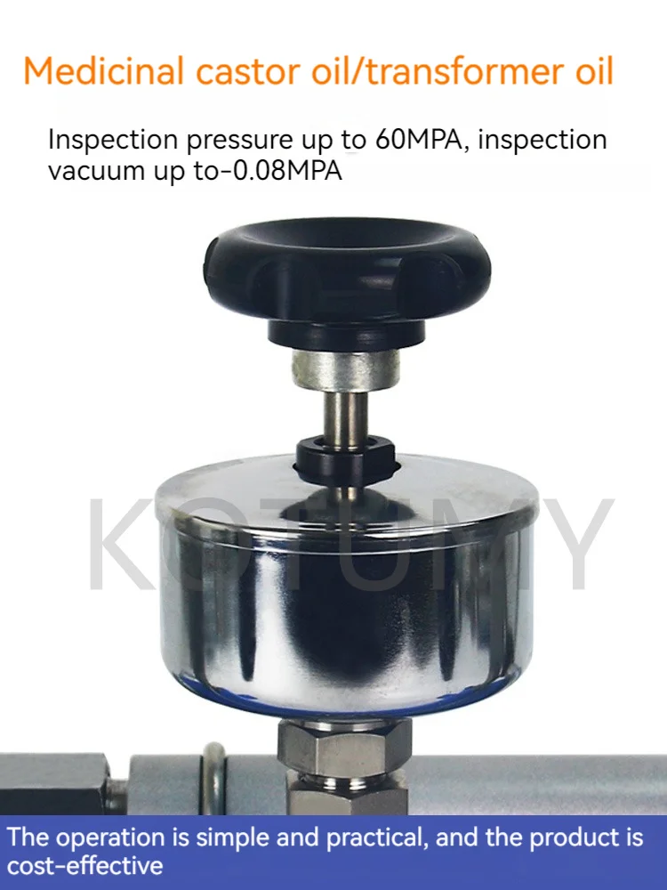 Pressure Gauge Calibration Bench Calibrator Benchtop Pressure Gauge Calibration Positive Negative Pressure Verification Device