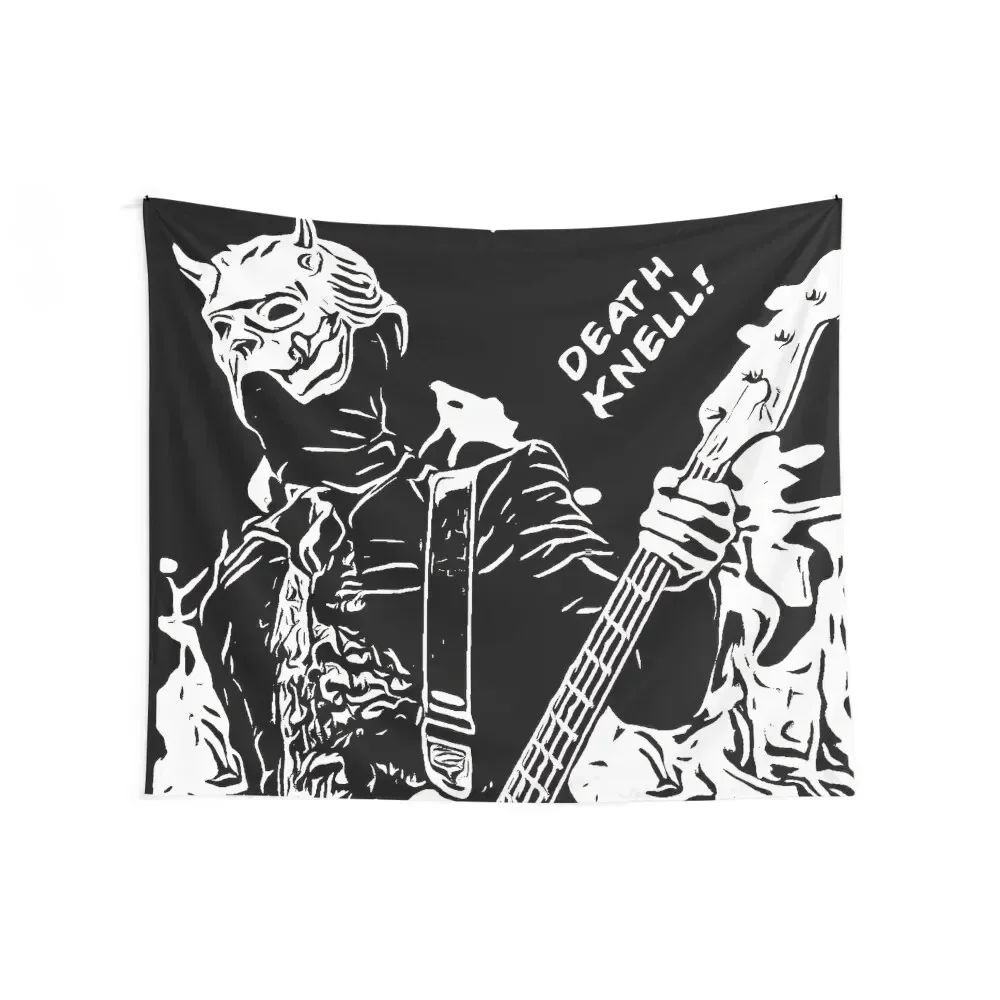 GHOST BAND NAMELESS GHOUL INSPIRED COMIC COVER DESIGN black ink Tapestry Wall Art Tapestry