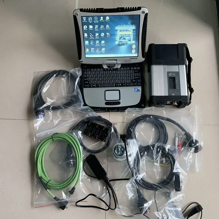 

CF19 Laptop+MB Star C5 Sd Connect C5 Wifi PK C4 Multiplexer Das Wis Epc Compact for Benz Truck Car Sd C5 Xentry Diagnostic Tool