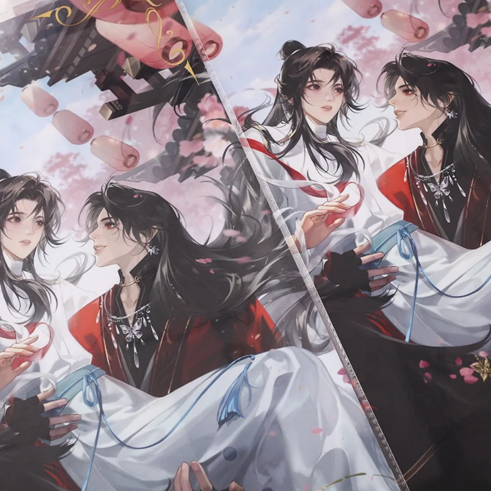 ملصق نعمة مسؤول السماء - لوحة زخرفية ثنائية الأبعاد قابلة للجمع وورق جدران صغير لمحبي أوتاكو