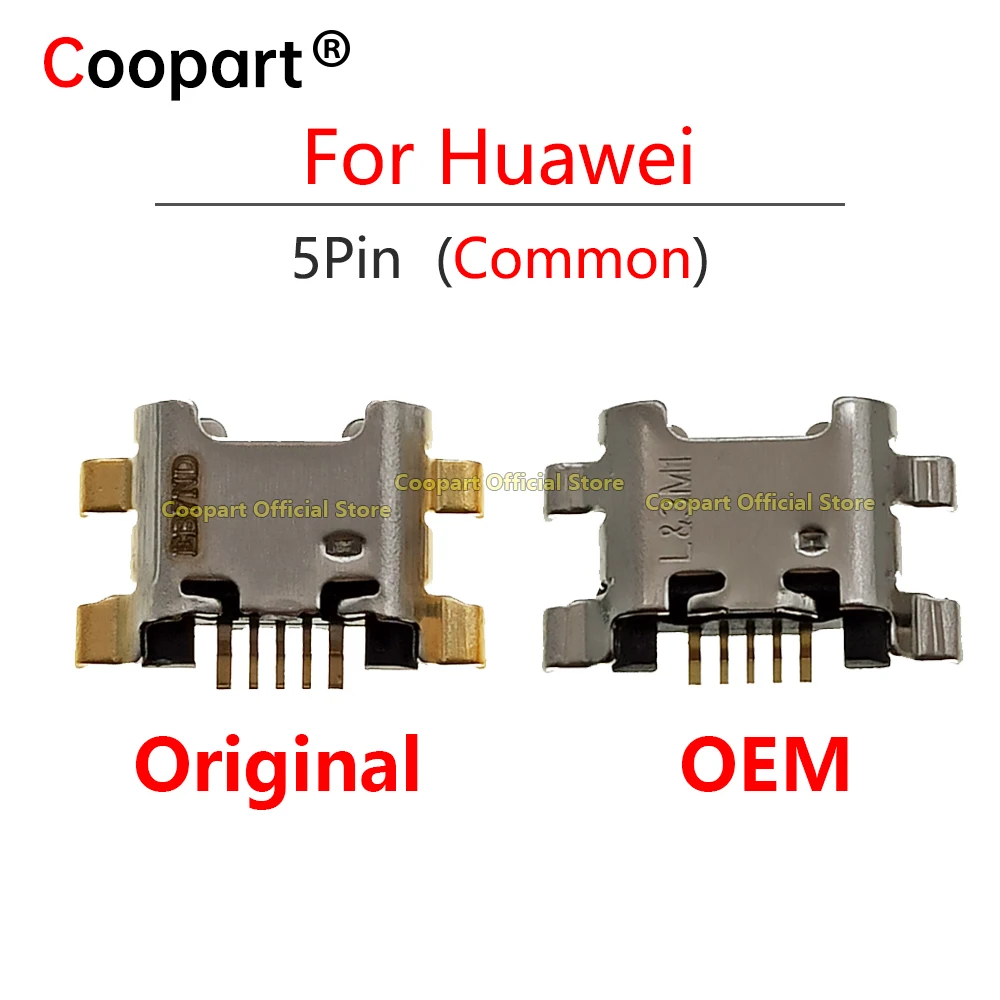 10Pcs For Huawei Y9/Y7/Y7Pro/Y7 Prime/Y6S/Y6 Pro/Y6/Y6Prime/Y5 2019 Micro USB Charger Plug Dock Connector Charging Port Socket