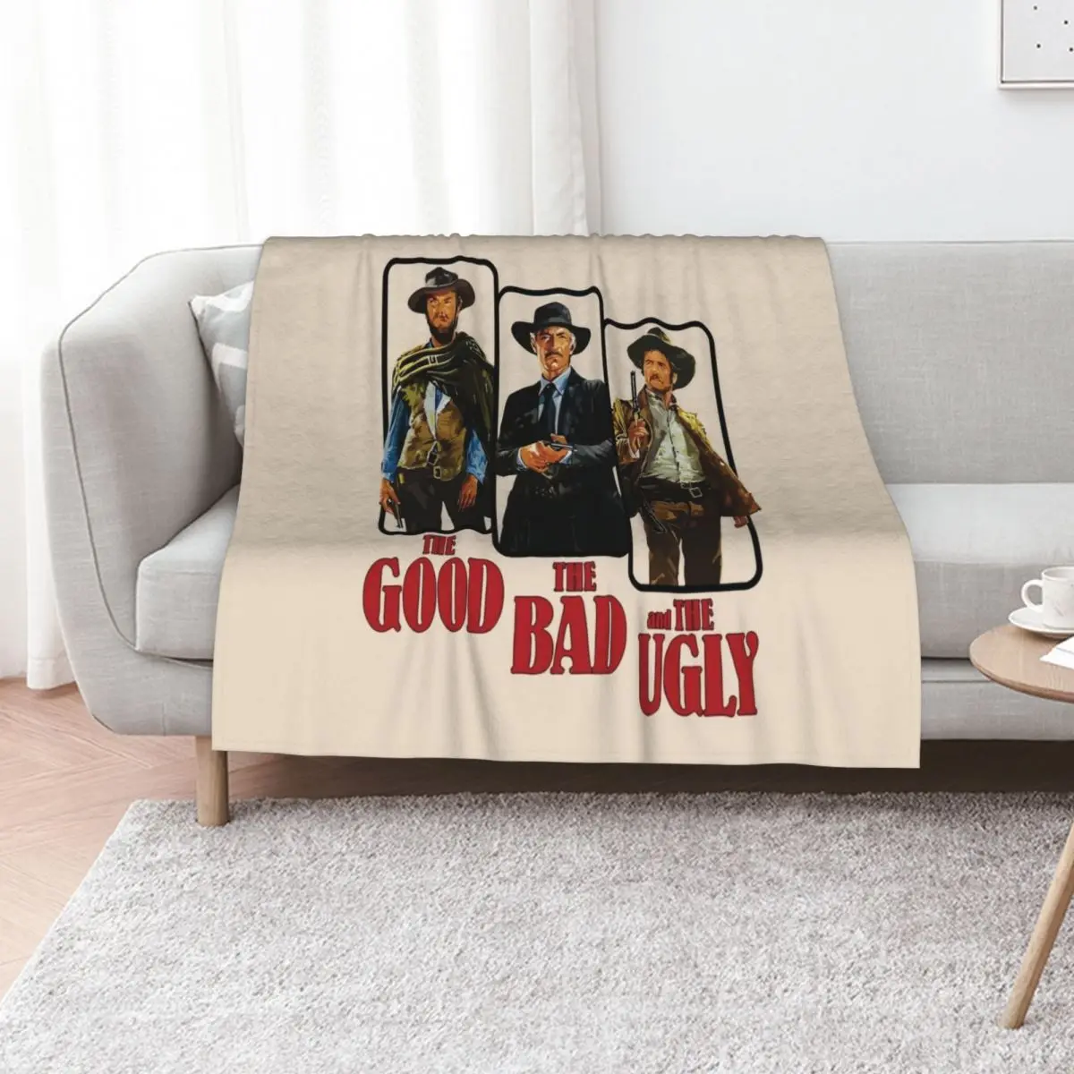 

The Good The Bad and The Ugly Poster Graphic Throw Blanket Shaggy Luxury Throw Quilt Luxury Thicken Blankets