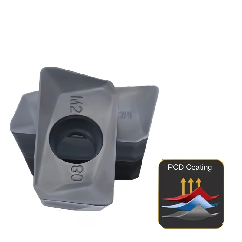 

Carbide Milling Cutter Insert or Blade APMT1135/1604 with PCD Coating End Mill Processing Graphite, Electrodes, Carbon Fibers