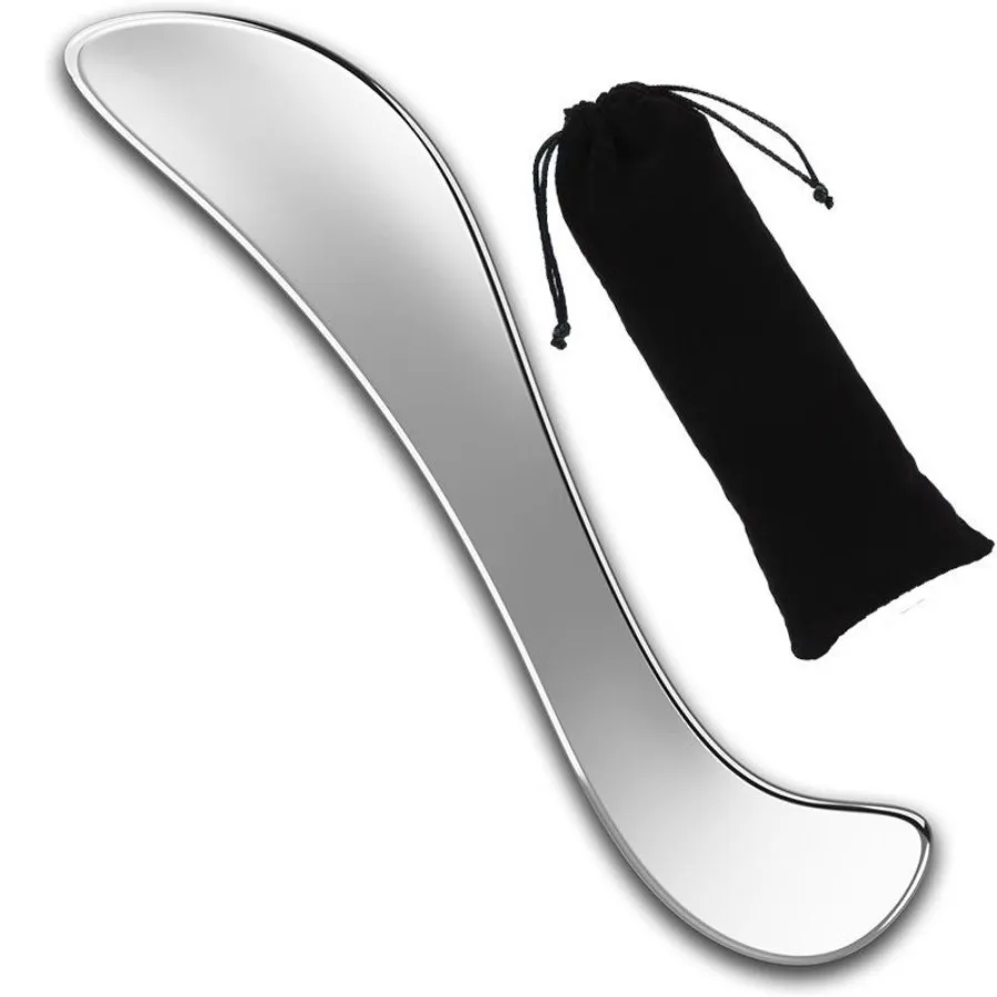 

Stainless Steel Muscle Scraper, Gua Sha Tool for Myofascial Release & Recovery, Deep Tissue Massager for Back Neck Legs