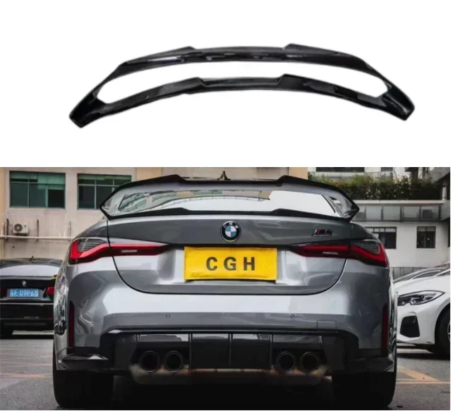 New！ For BMW M3 G80 M4 G82  G20 G22 G42 M2 2019-2023 Real Carbon Fiber Car Rear Wing Roof  Trunk Lip Spoiler