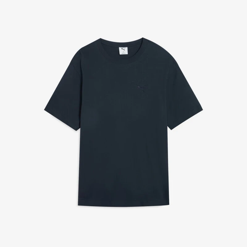 Camiseta de manga corta Puma original de verano para hombre y mujer, cuello redondo, sencilla, para fitness y running, 632978-14