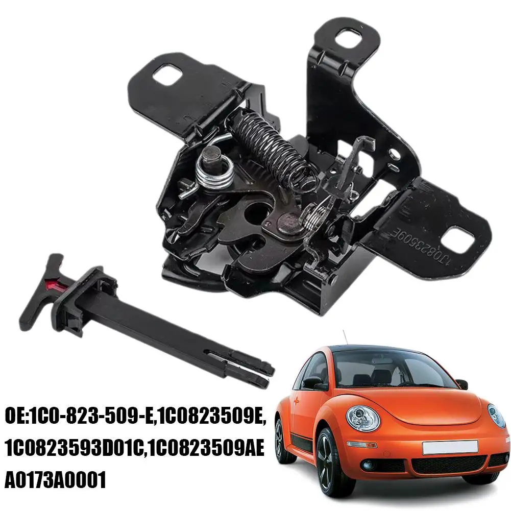 Car Engine Lock And Hood Lock For Volkswagen's New Beetle Car 1C0823509AE/1C0823509AD Alloy Material Newly Upgraded Car Parts