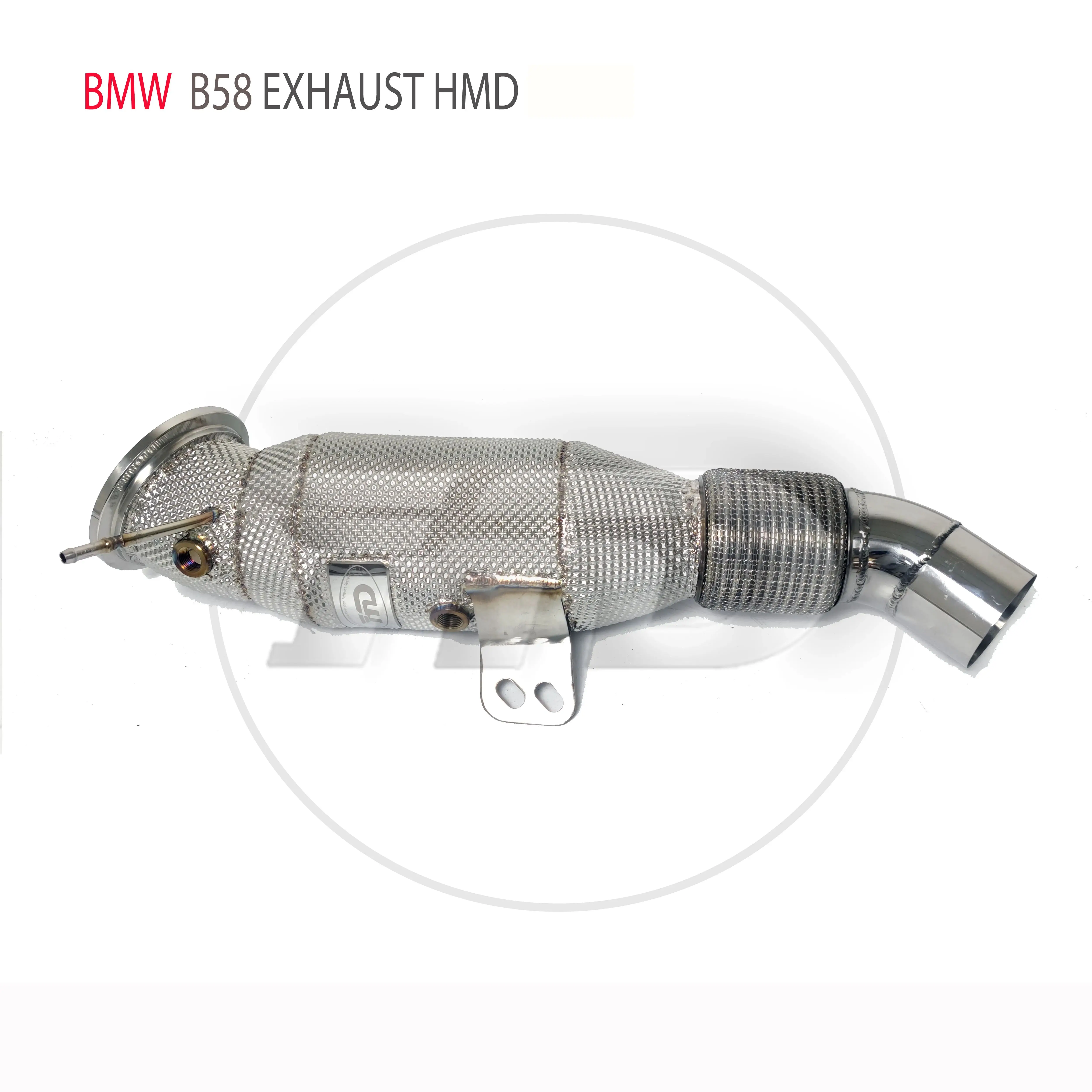 HMD Exhaust System High Flow Performance Downpipe for BMW Z4 B58 Engine 3.0T Car Accessories With Cat Headers