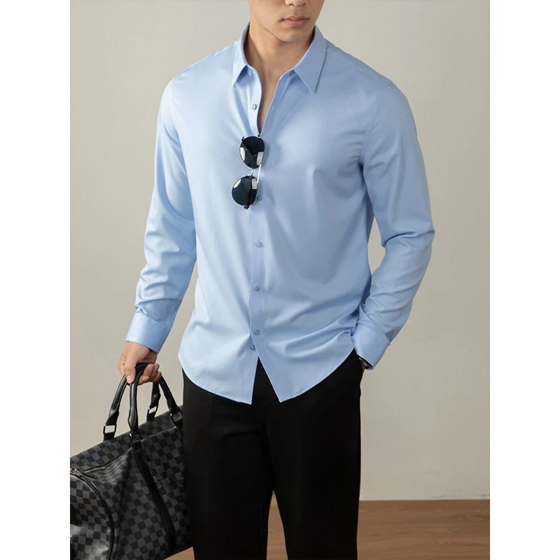 Shirt Men Spring Autumn Light Business Long-sleeved Shirt