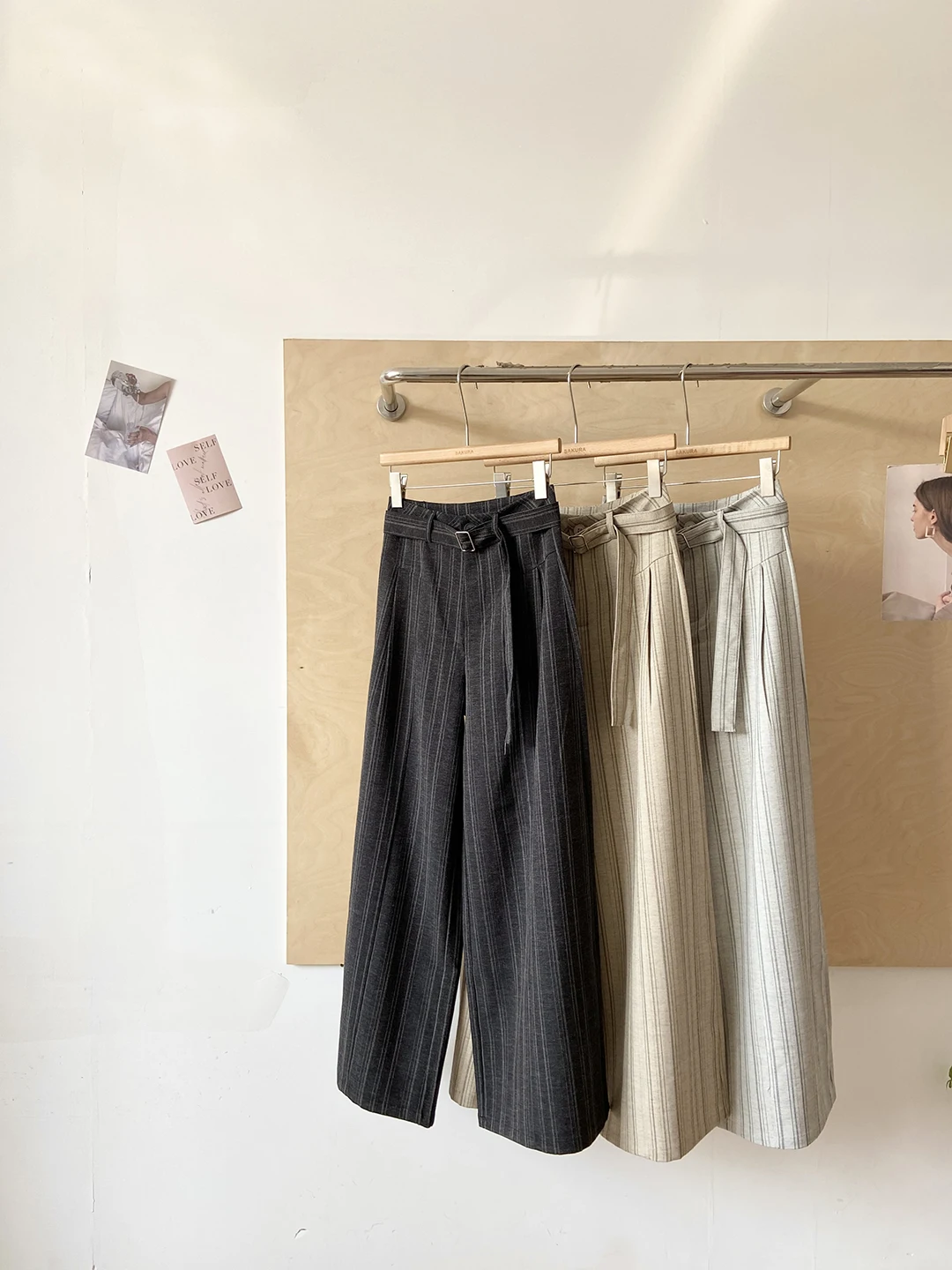 High Waist Wide Leg Pants Women's Loose Fit Casual Trousers Korean Style Spring 2026 Slimming Effect Simple Match All