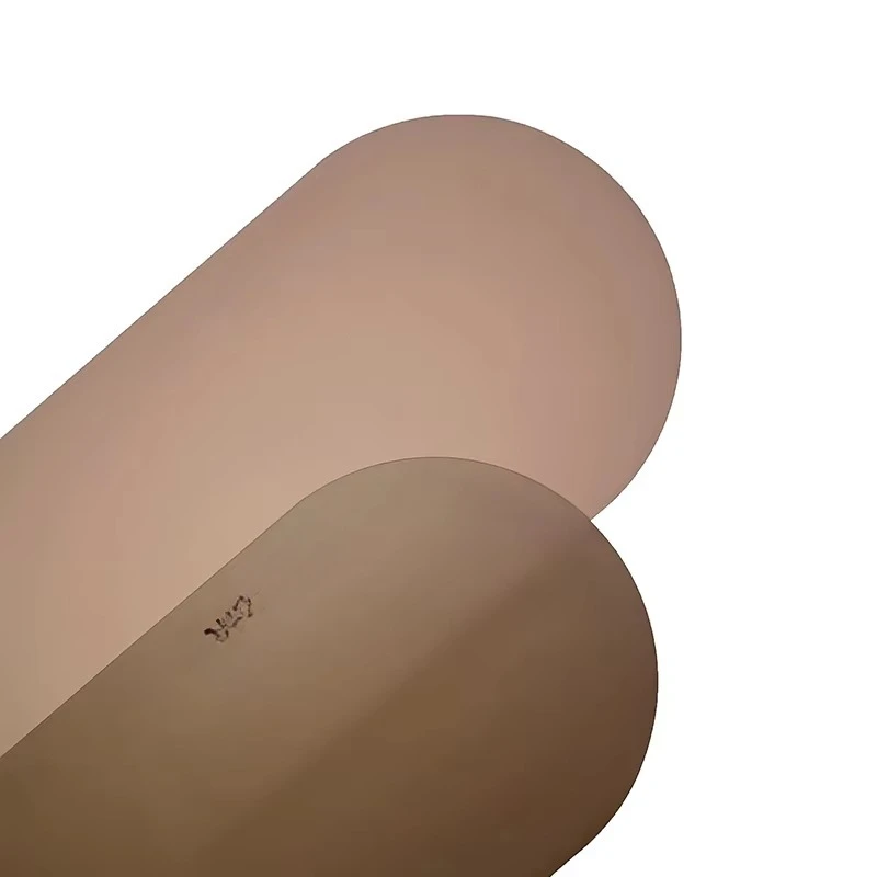 

Naked Light Sand Coffee Brown Beige Chocolate Arch Non-Slip Custom Oval Cover Pill Vegetarian PU Rubber Yoga Mat