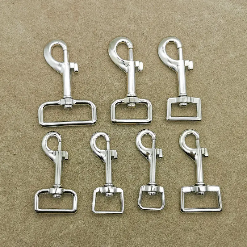 4PCS Zinc Alloy Hook Buckle Traction Rope Buckle Metal Hook Buckle P-type Hook Buckle Luggage Key Buckle Hardware Accessories