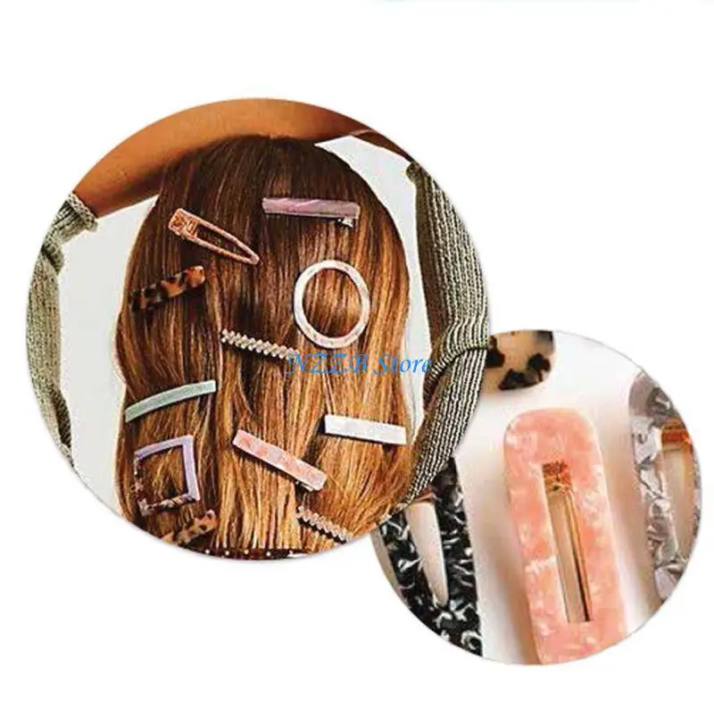 

T21F DIY Crafts Resin Silicone Epoxy Mold Hair Clip Barrette Mould Jewelry Casting